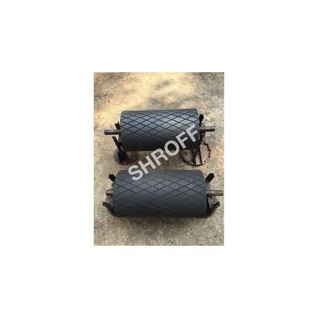 Diamond Groove Rubber Rollers